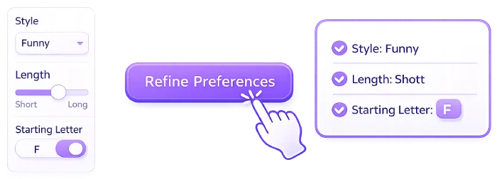 Refine Preferences