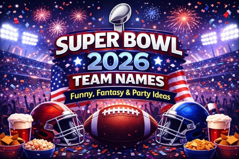 Super Bowl 2026 Team Names Funny, Fantasy & Party Ideas